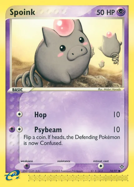 Spoink card image