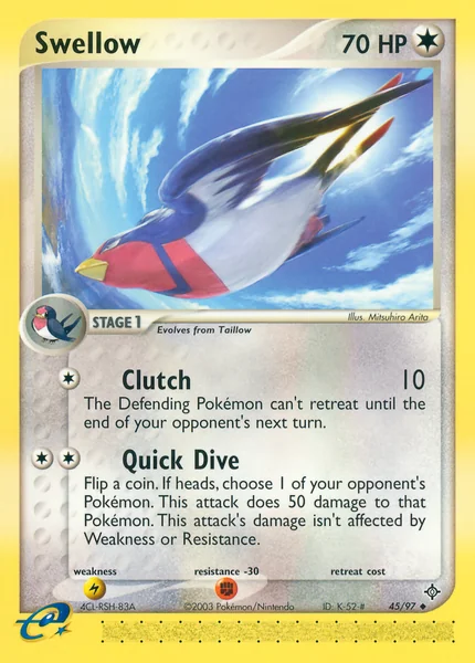 Swellow card image