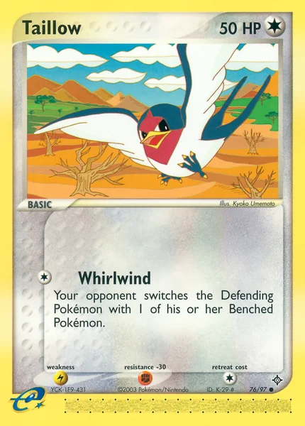 Taillow card image