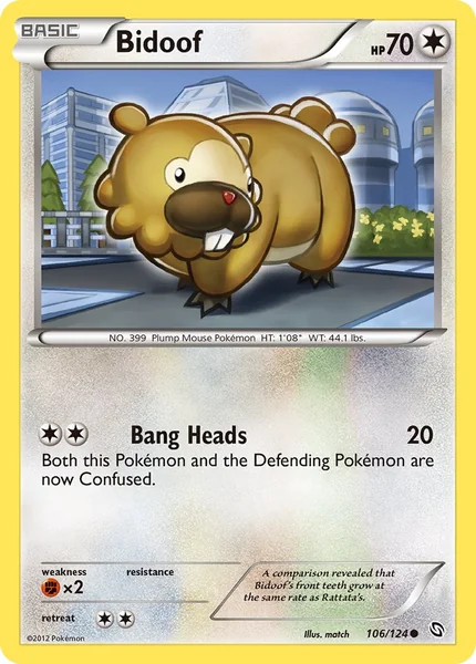 Bidoof card image