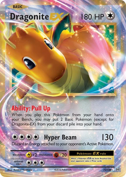 Dragonite EX card image