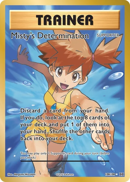 Misty's Determination card image