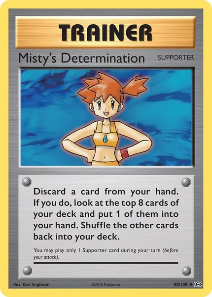 Misty's Determination card image