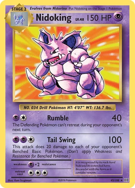 Nidoking card image