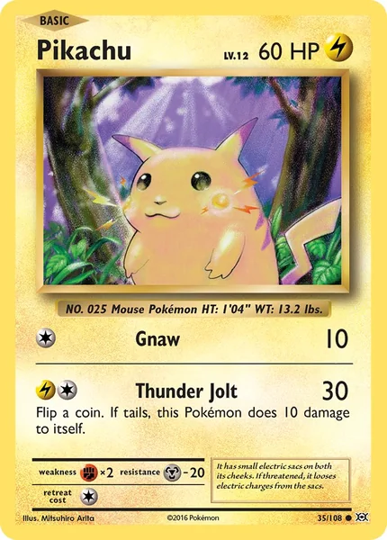 Pikachu card image
