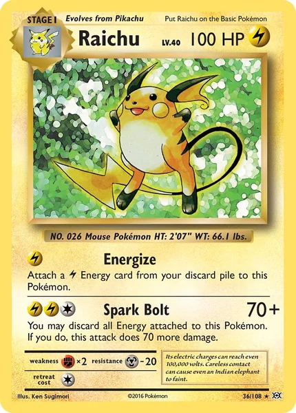 Raichu card image