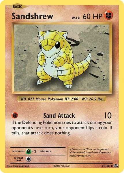 Sandshrew card image