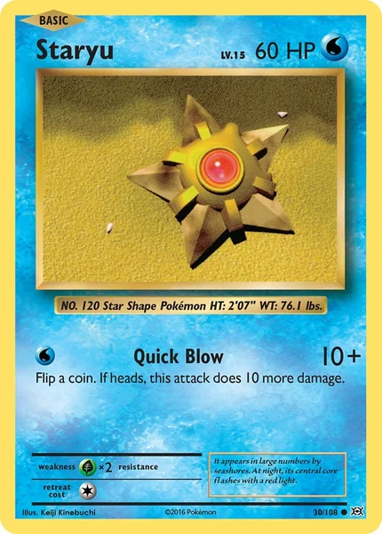 Staryu card image