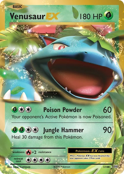 Venusaur EX card image