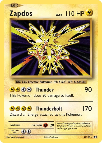 Zapdos card image