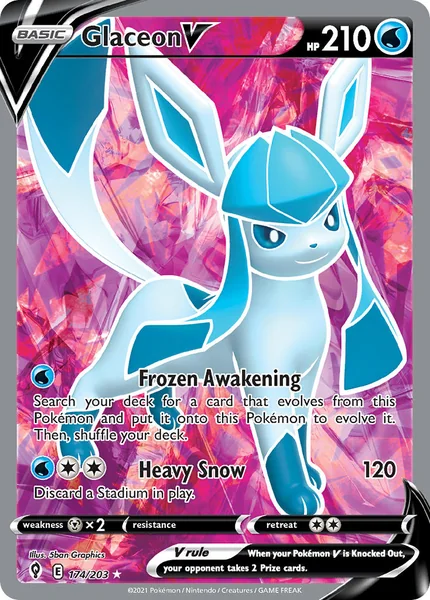 Glaceon V card image