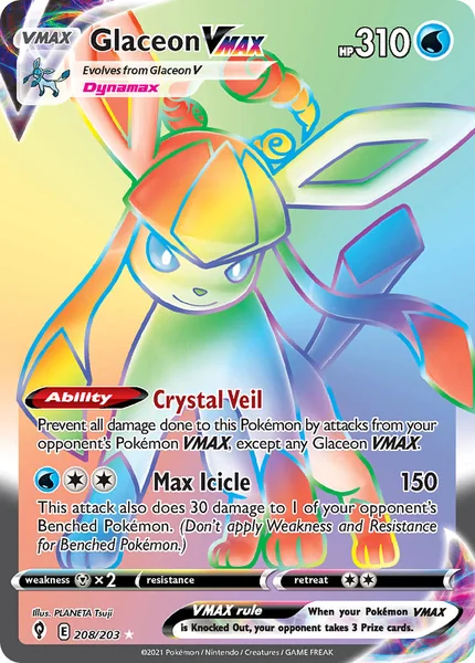 Glaceon VMAX card image