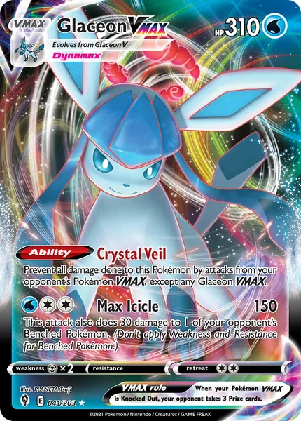 Glaceon VMAX card image