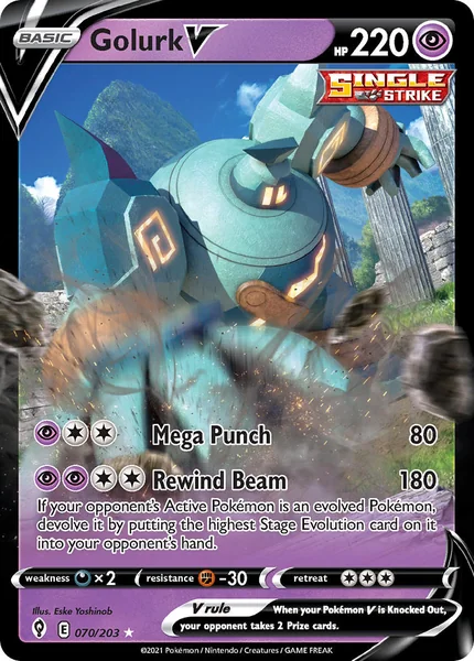 Golurk V card image
