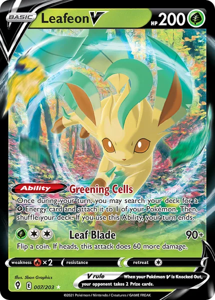 Leafeon V card image