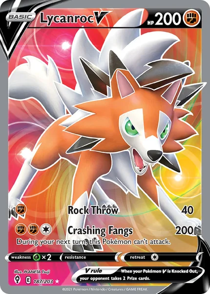 Lycanroc V card image