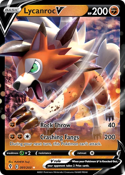 Lycanroc V card image