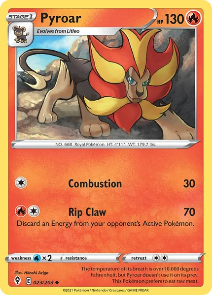 Pyroar card image