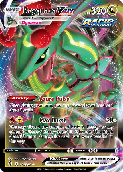 Rayquaza VMAX card image