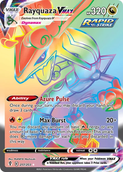 Rayquaza VMAX card image