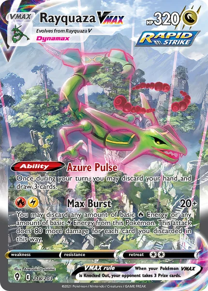 Rayquaza VMAX card image
