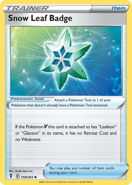 Snow Leaf Badge card image