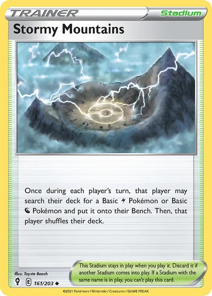 Stormy Mountains card image