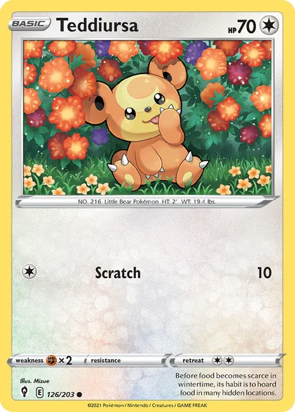 Teddiursa card image