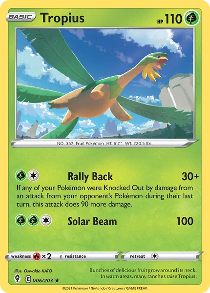 Tropius card image