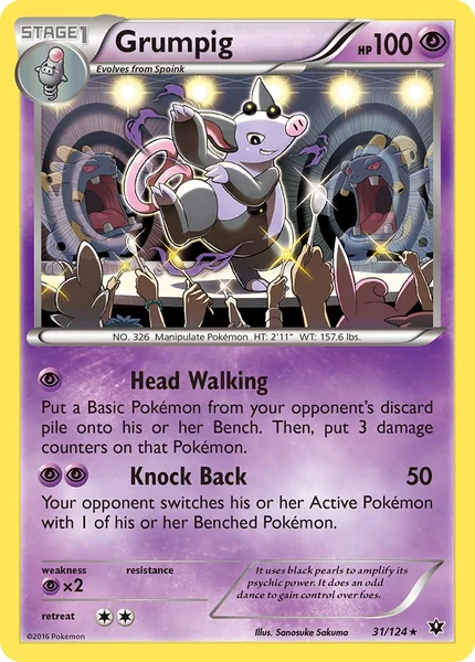 Grumpig card image