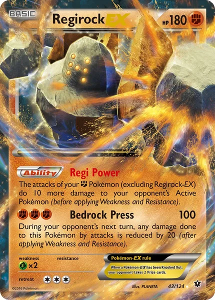 Regirock EX card image