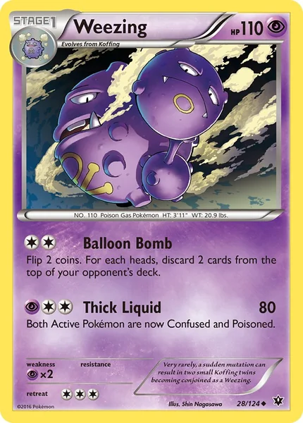 Weezing card image