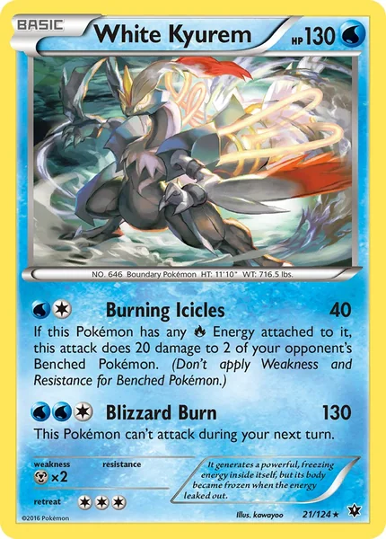 White Kyurem card image