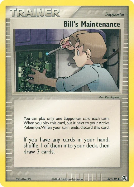 Bill's Maintenance card image