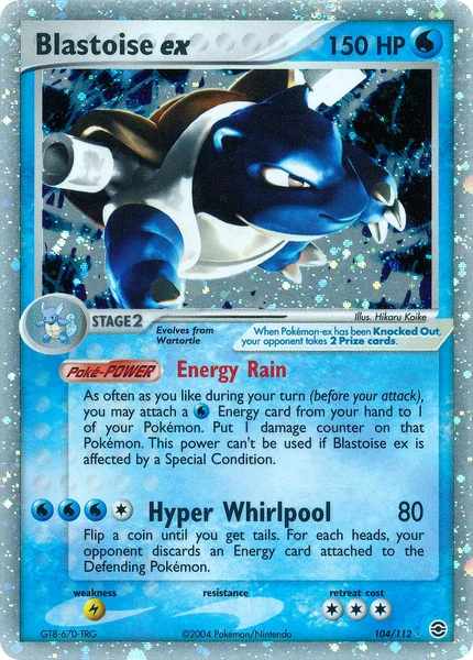 Blastoise EX card image