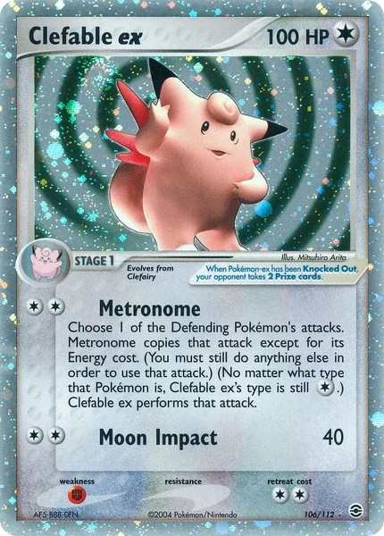Clefable EX card image