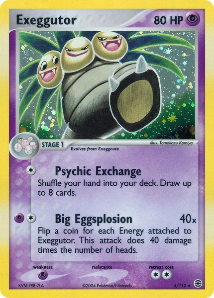 Exeggutor card image