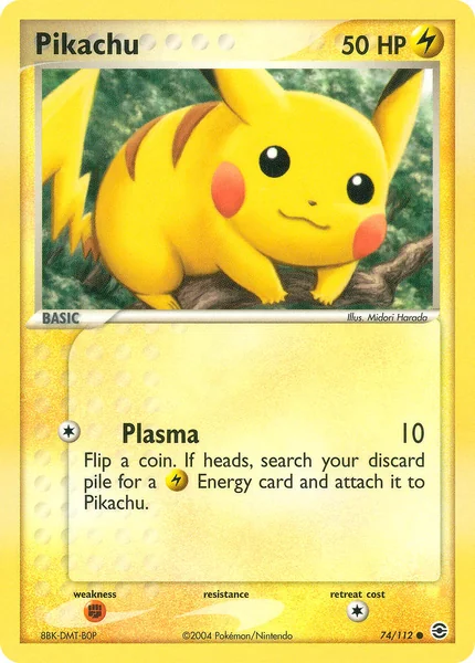 Pikachu card image