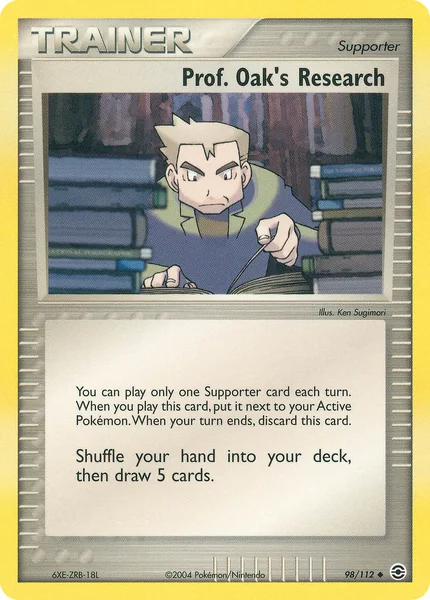 Prof. Oak's Research card image