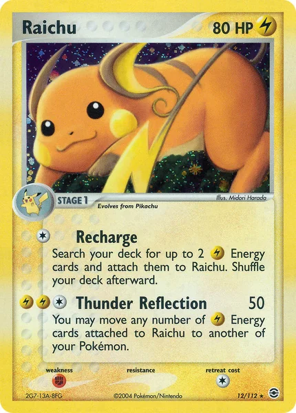 Raichu card image