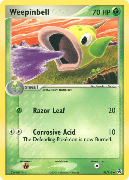 Weepinbell card image