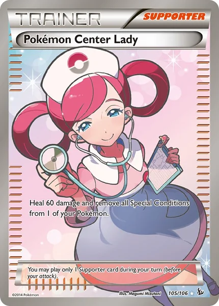 Pokemon Center Lady card image