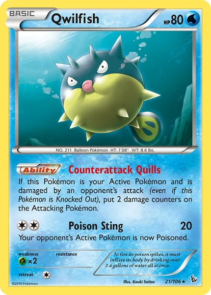 Qwilfish card image