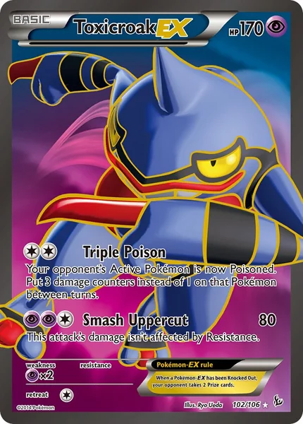 Toxicroak EX card image