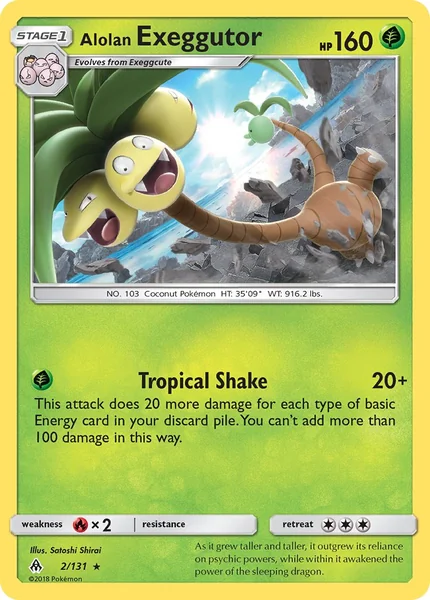 Alolan Exeggutor card image