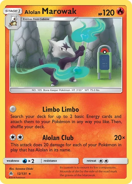 Alolan Marowak card image