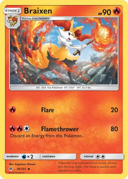 Braixen card image