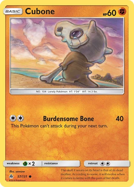 Cubone card image