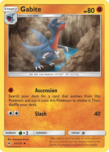 Gabite card image