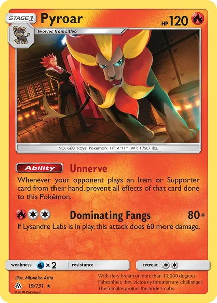 Pyroar card image